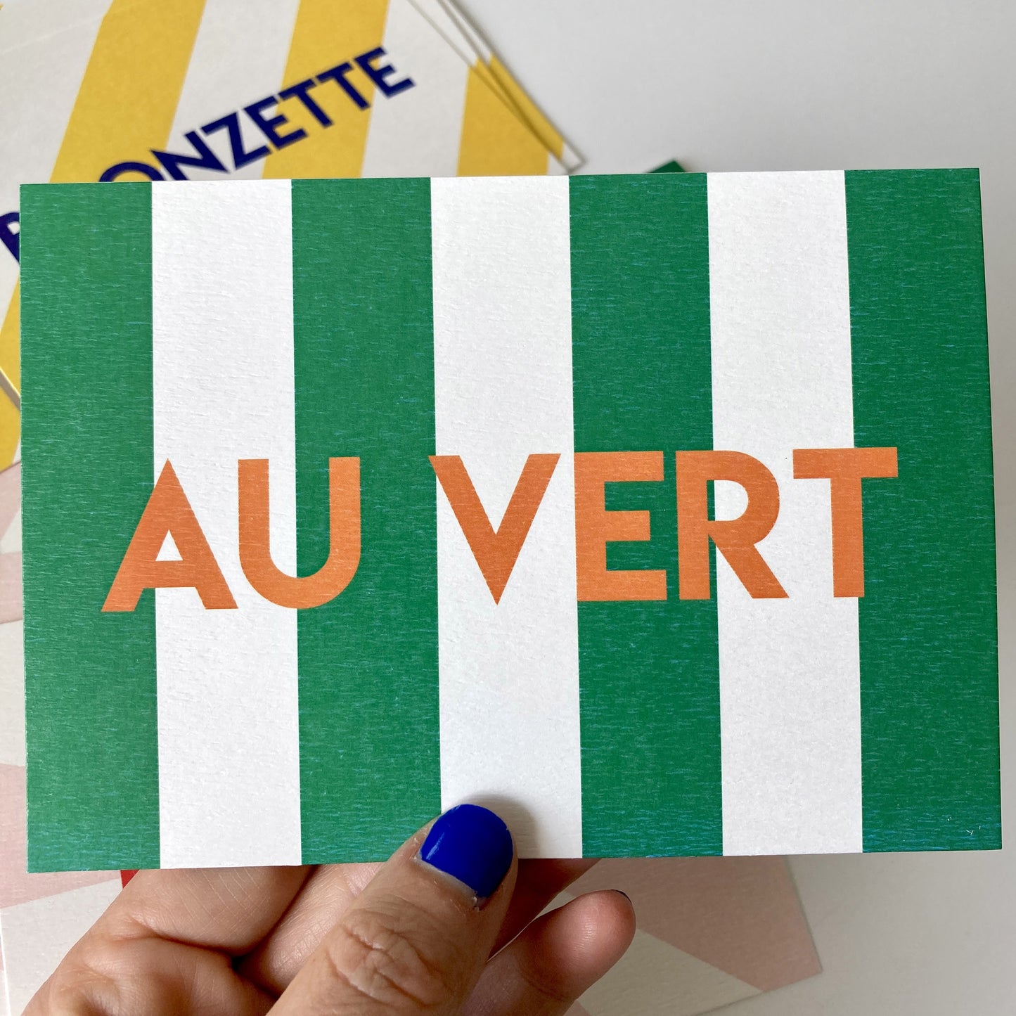 Carte postale vacances - AU VERT