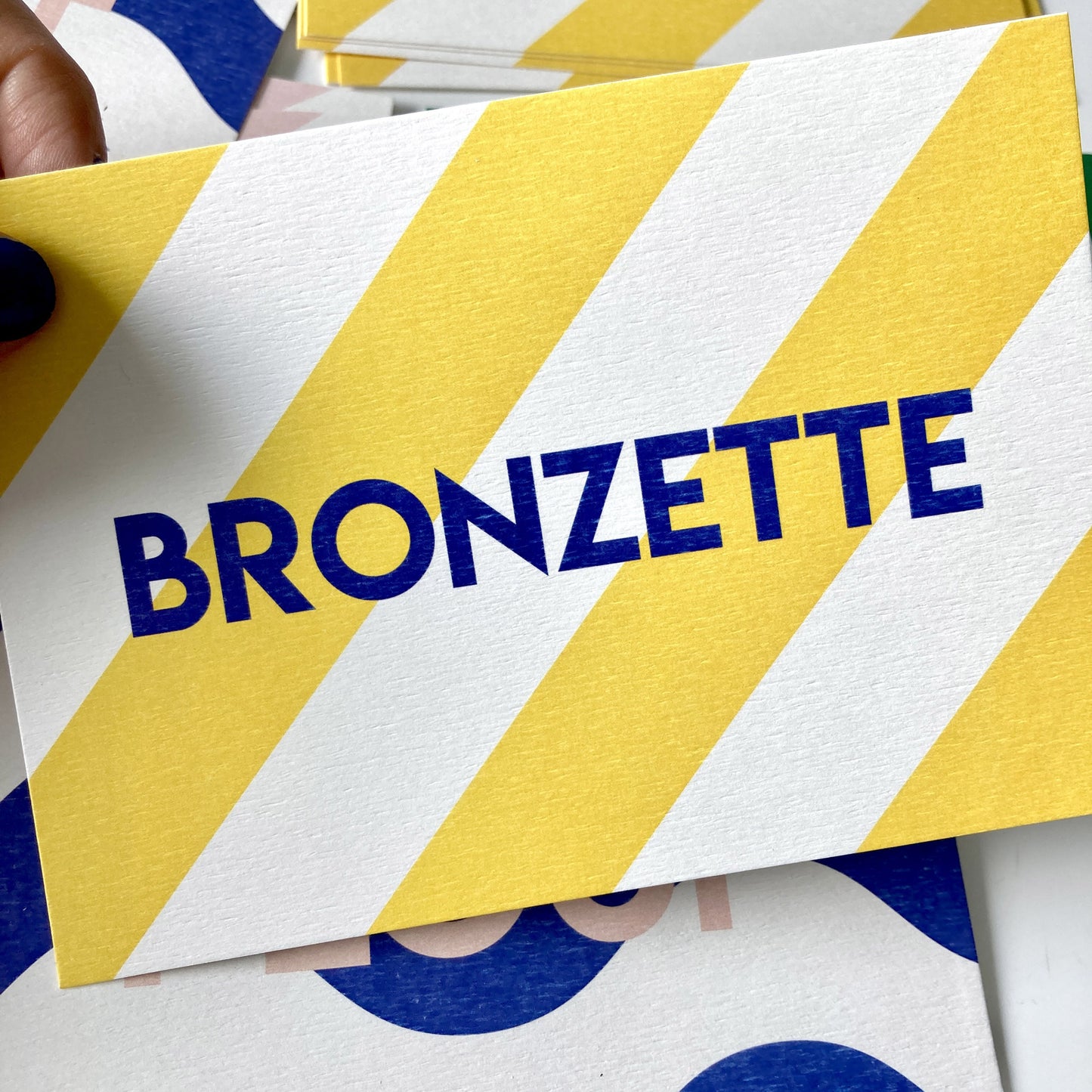 Carte postale vacances - Bronzette