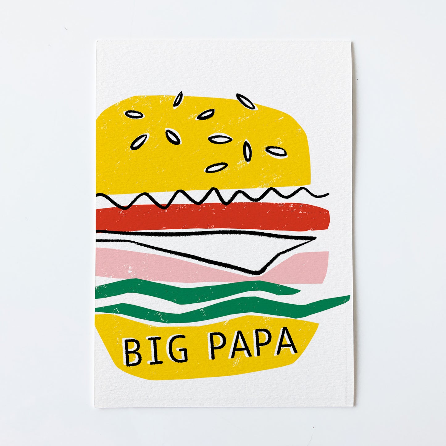 Carte fête des pères - BIG PAPA