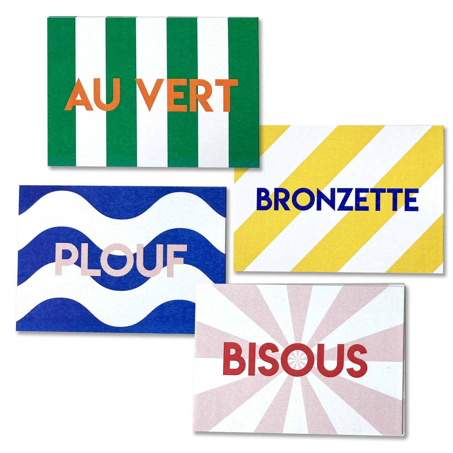 Carte postale vacances - BISOUS