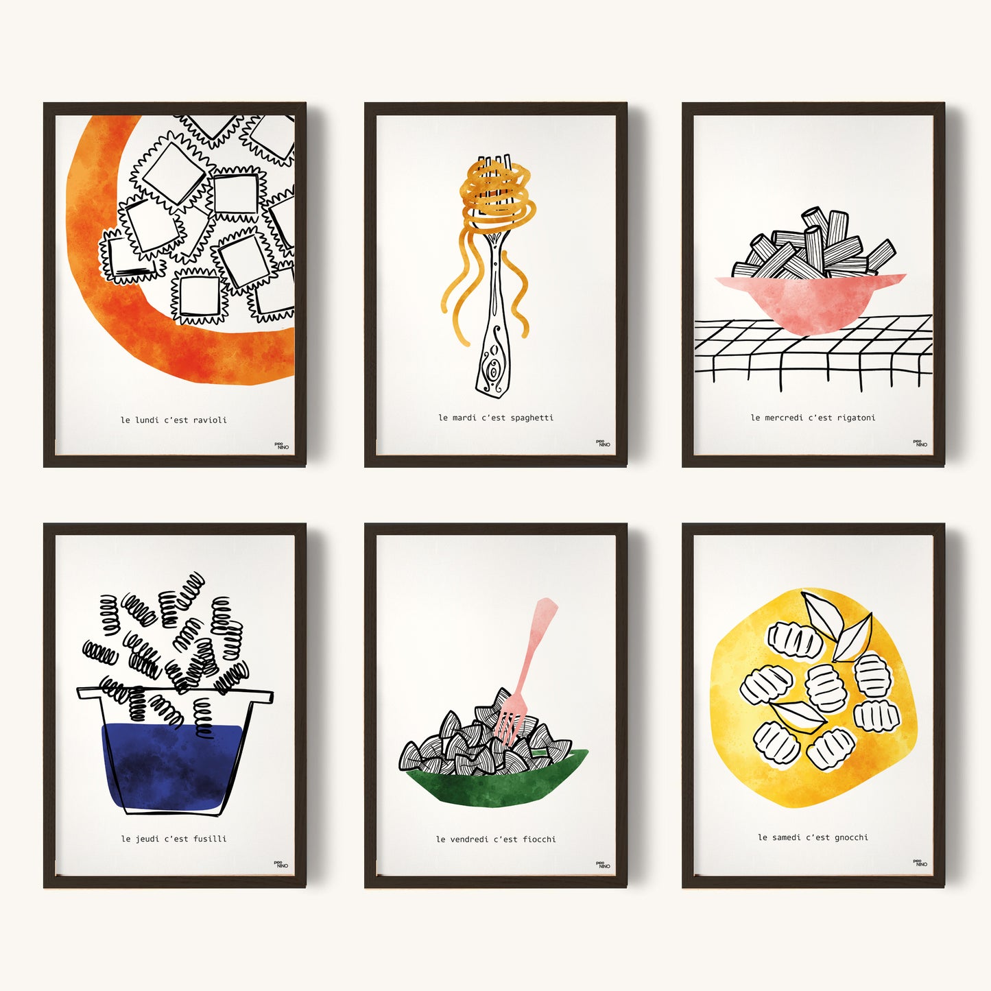 Lot PASTA / 6 jours