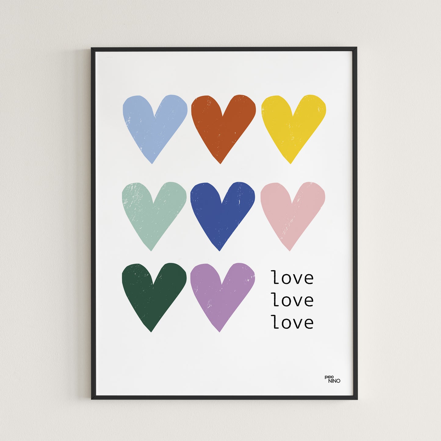 Affiche amour - LOVE LOVE LOVE