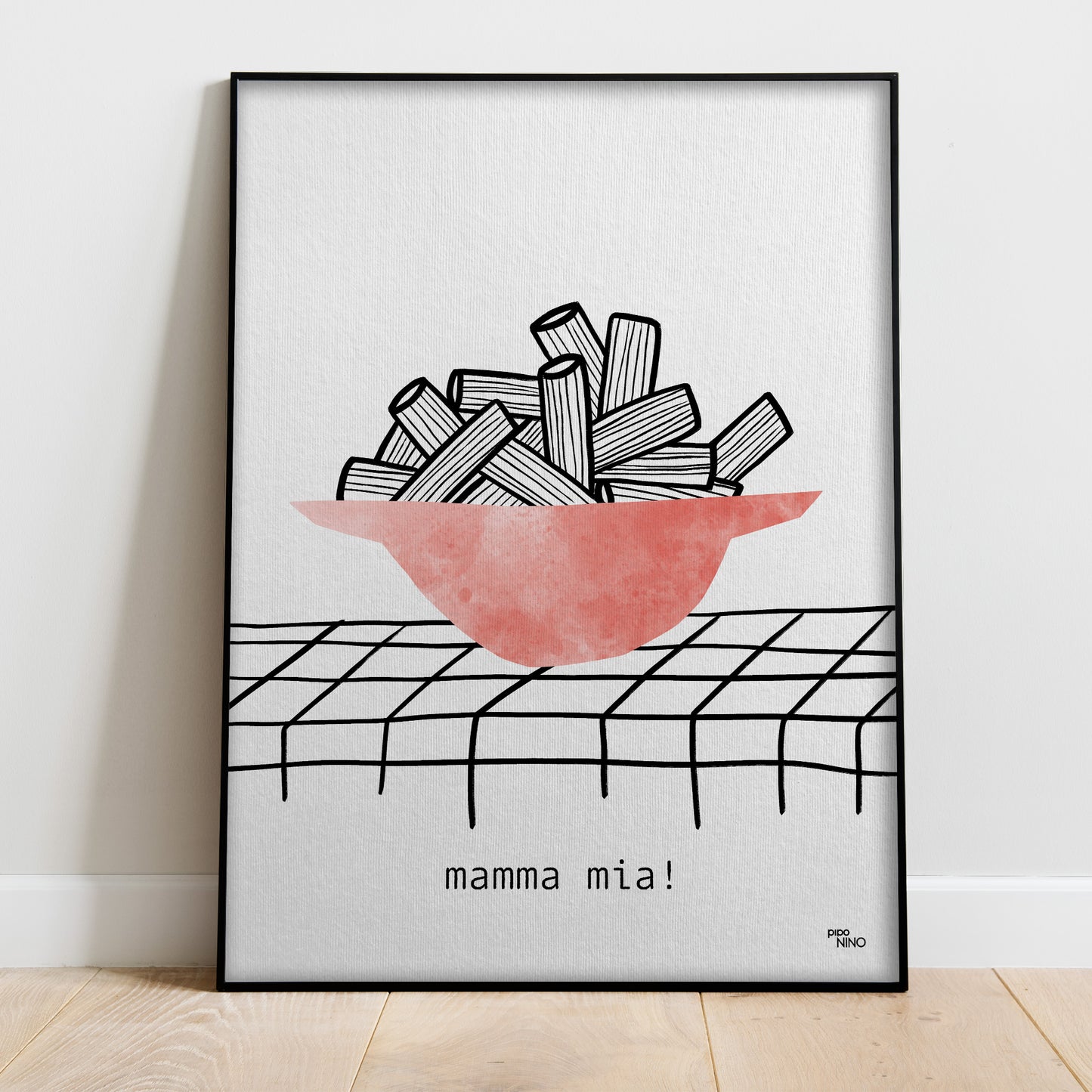 Affiche cuisine PASTA "MAMMA MIA !"