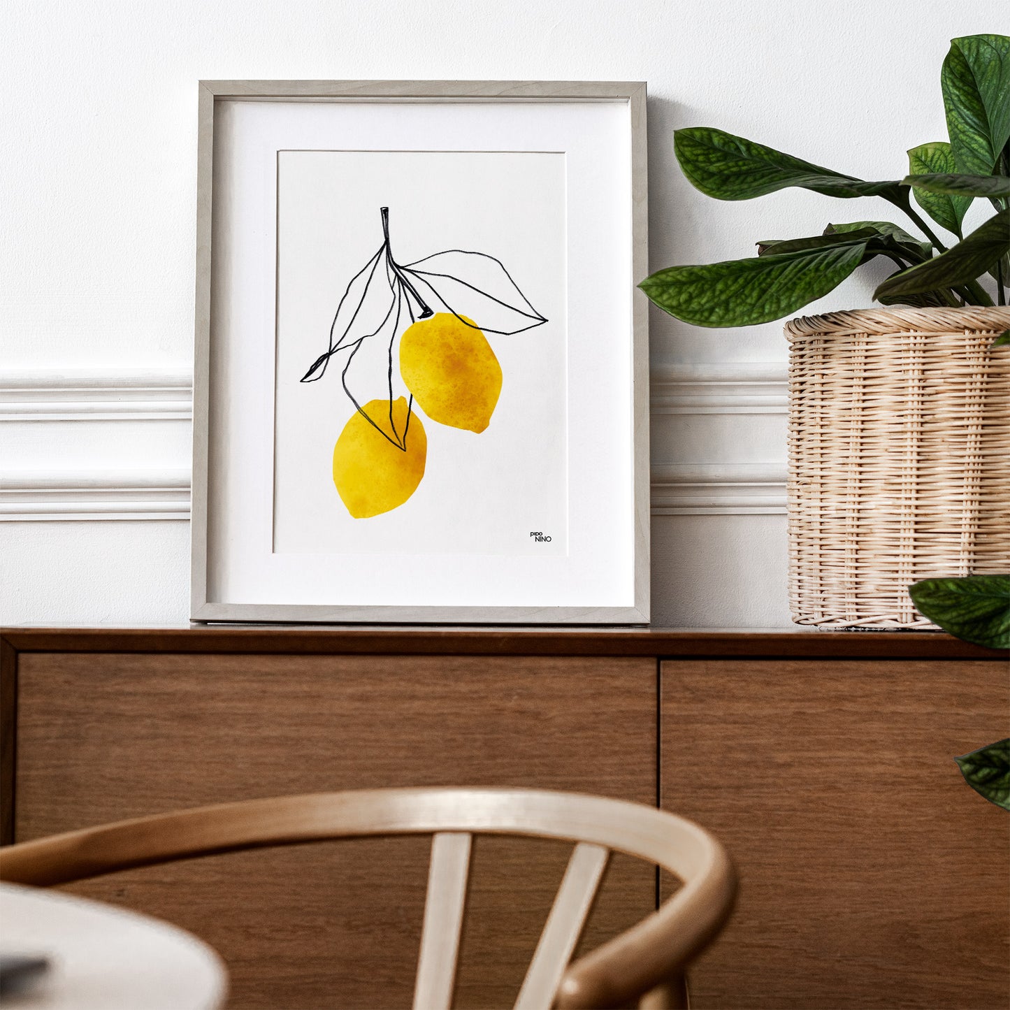 Lot VITAMINE / 6 affiches fruits