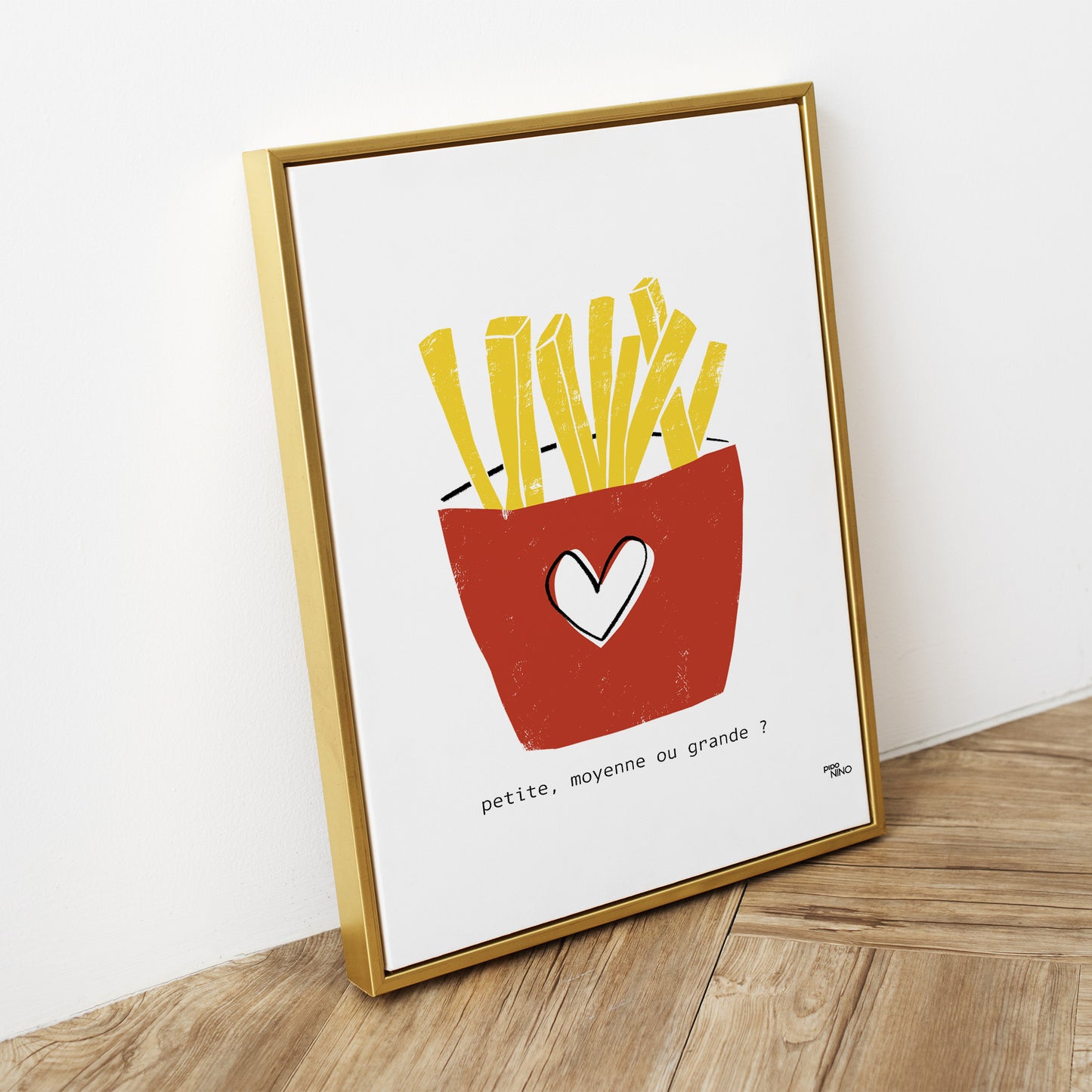 Affiche cuisine FRITES