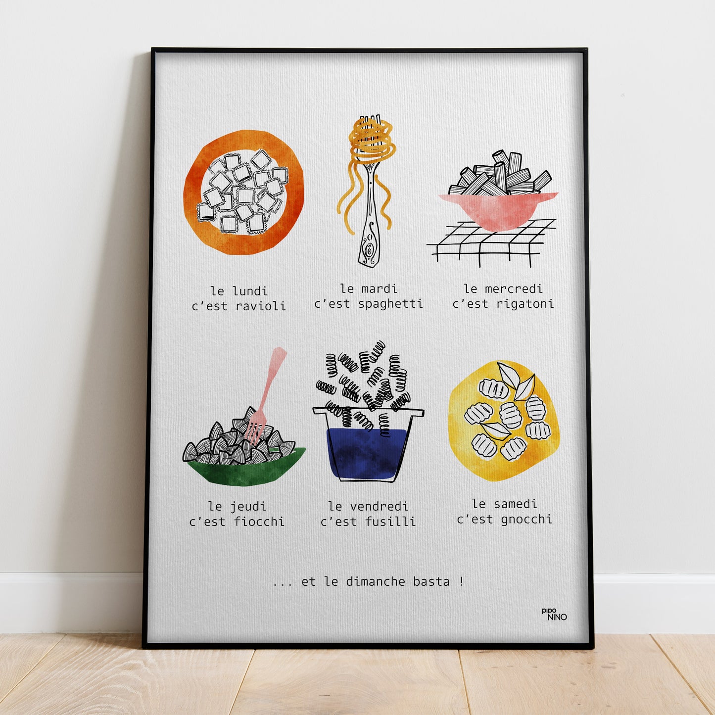 Affiche cuisine - PASTA