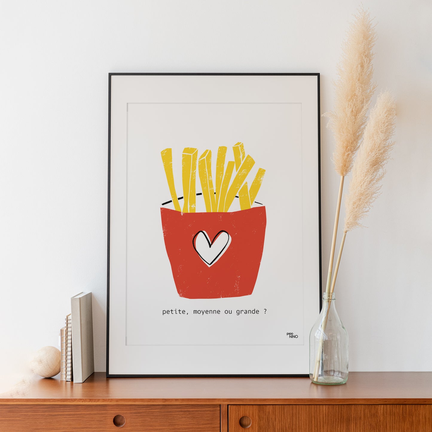 Affiche cuisine FRITES