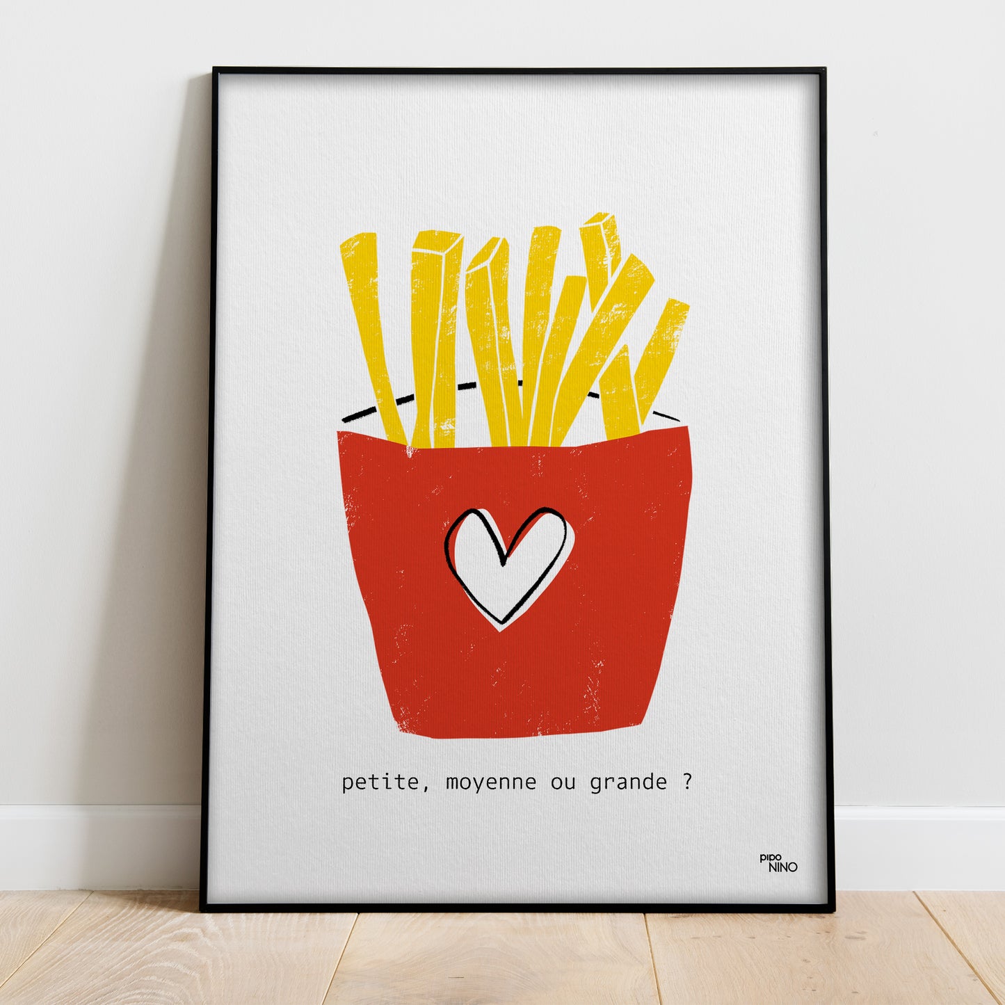 Affiche cuisine FRITES