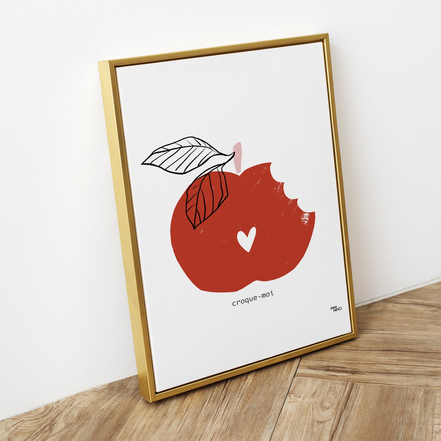 Affiche fruits - pomme - CROQUE-MOI