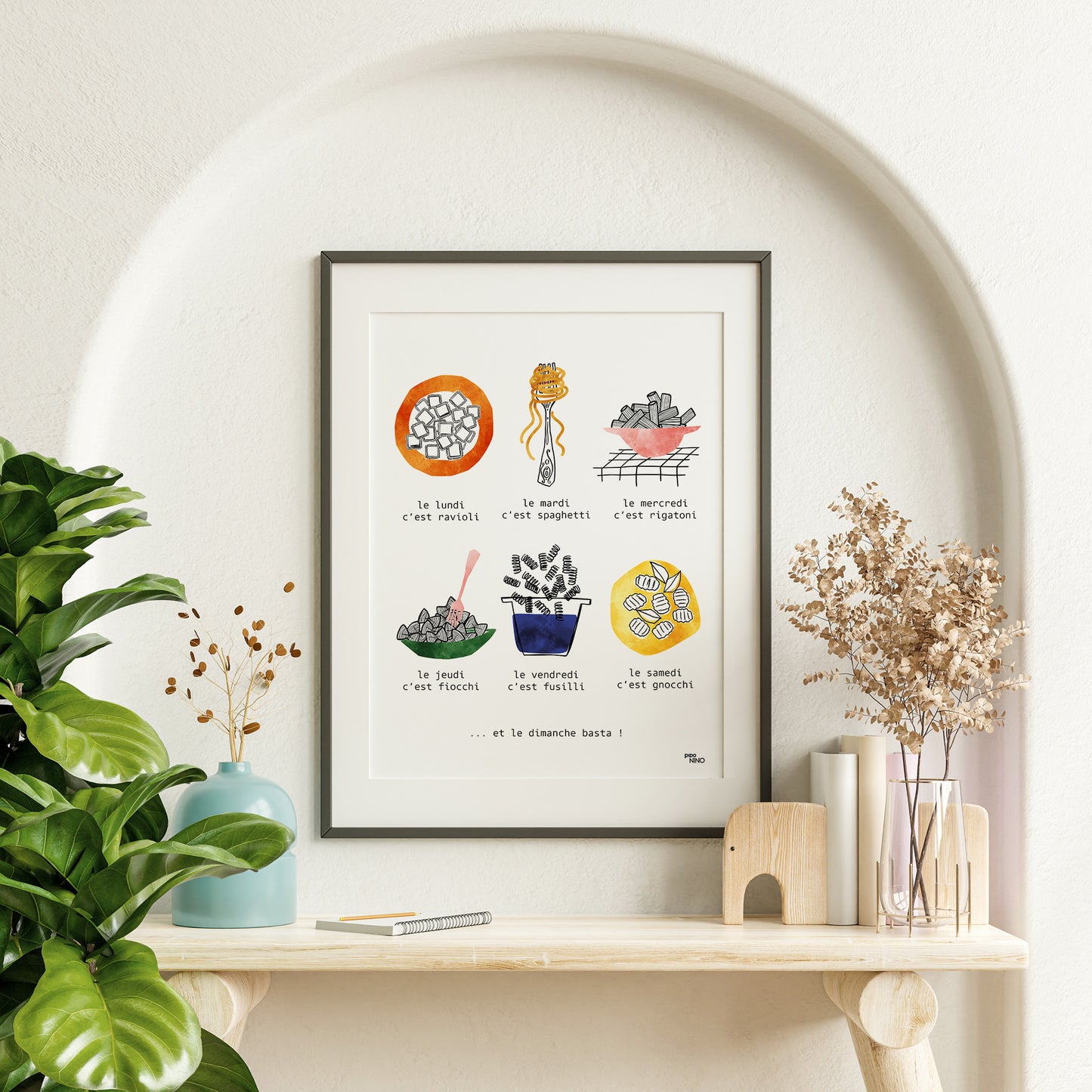 Affiche cuisine - PASTA