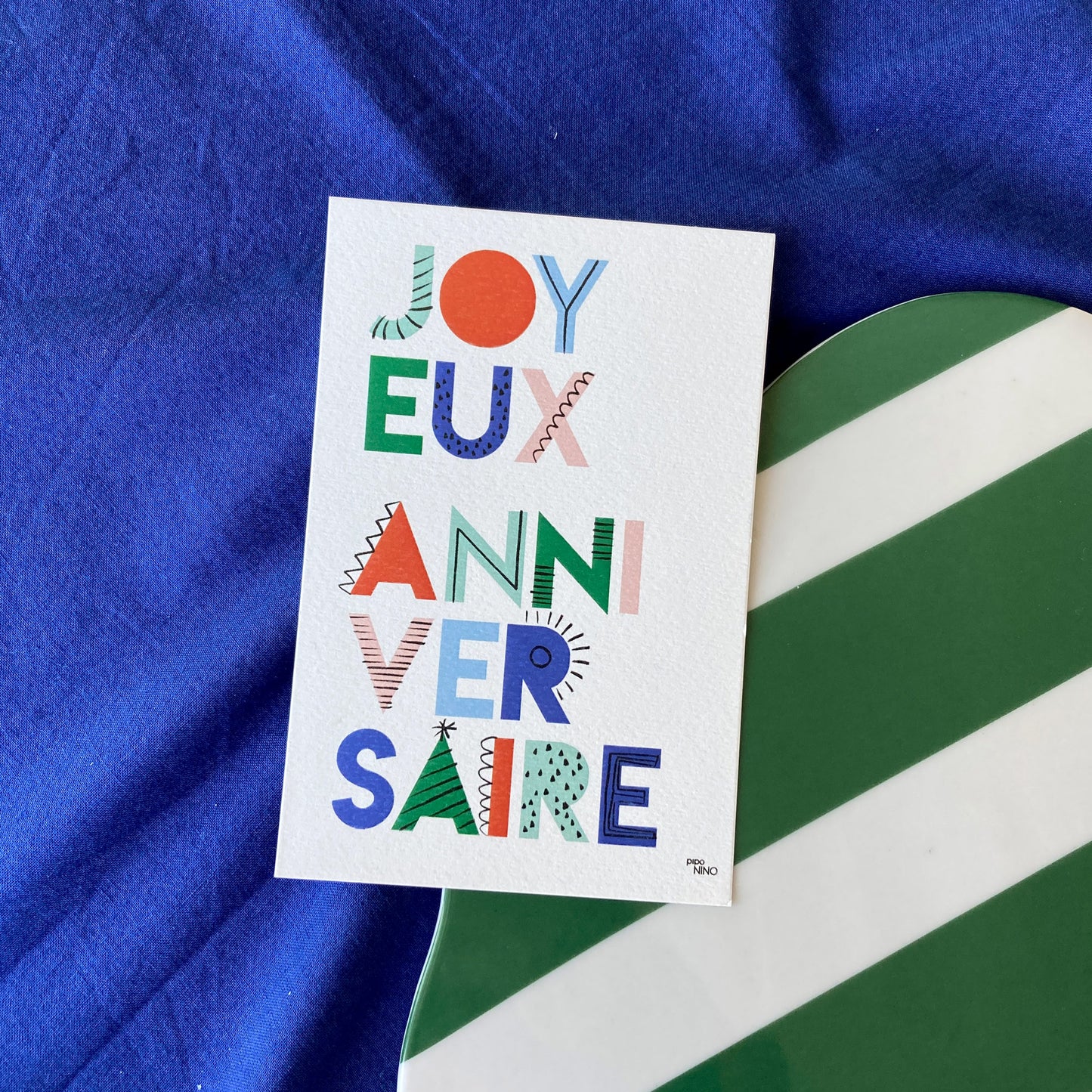 Carte JOYEUX ANNIVERSAIRE