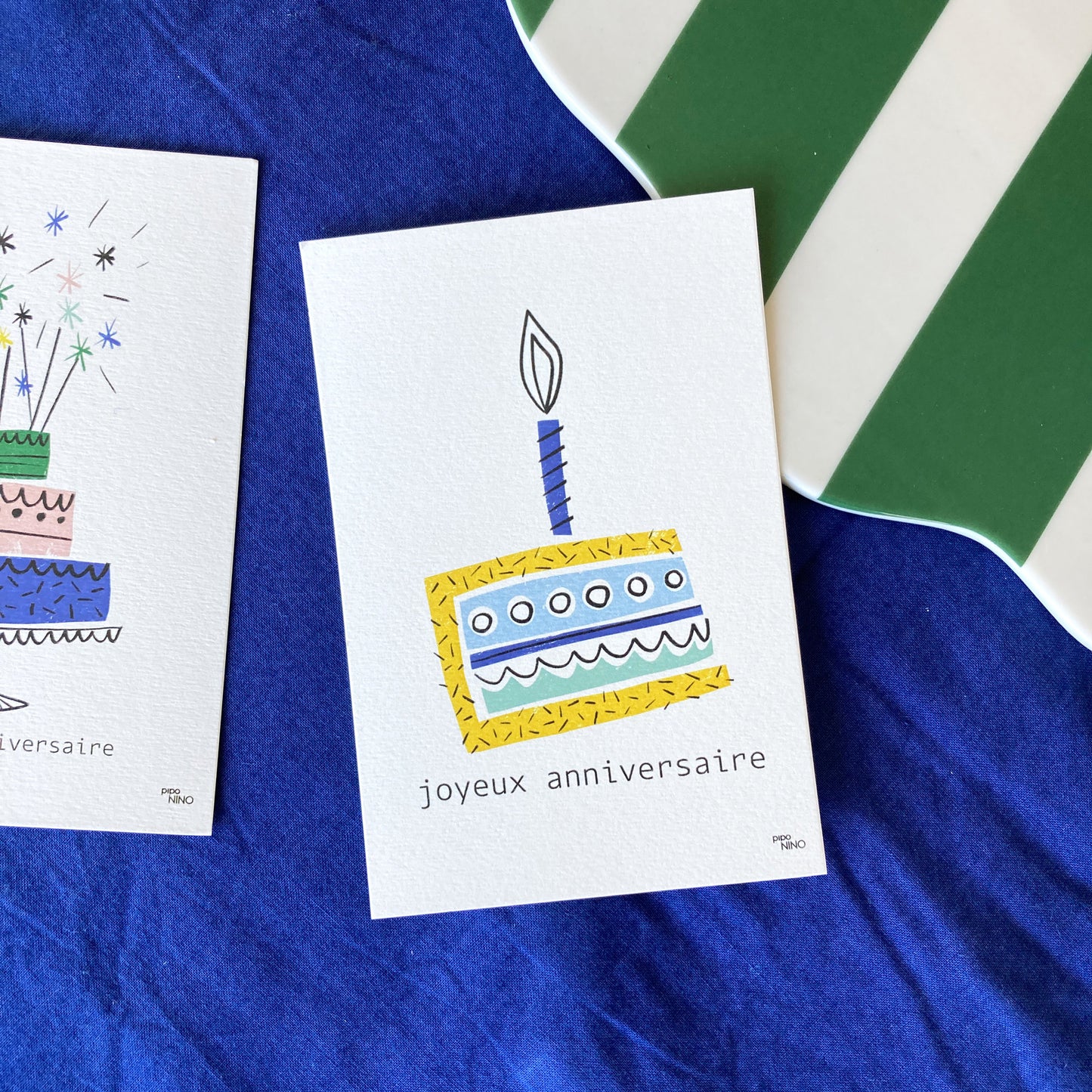 Carte anniversaire BOUGIE