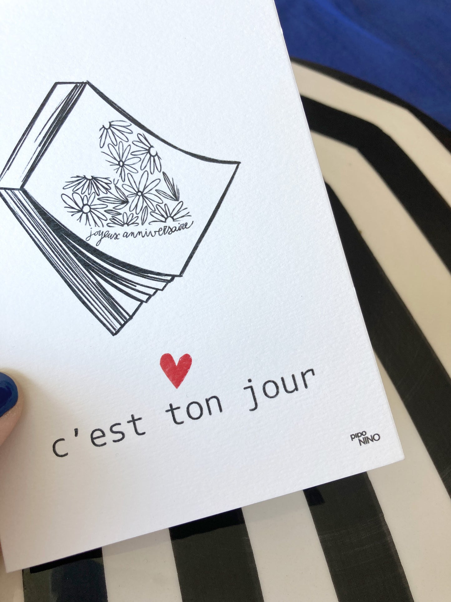Carte anniversaire TON JOUR