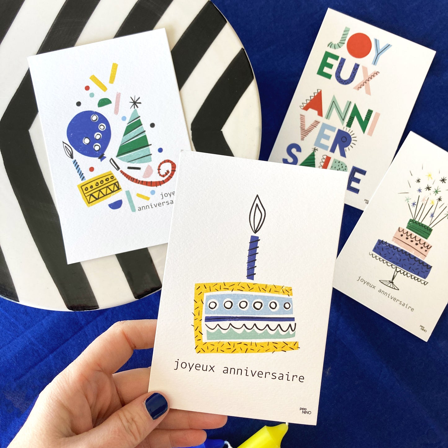 Carte anniversaire BOUGIE
