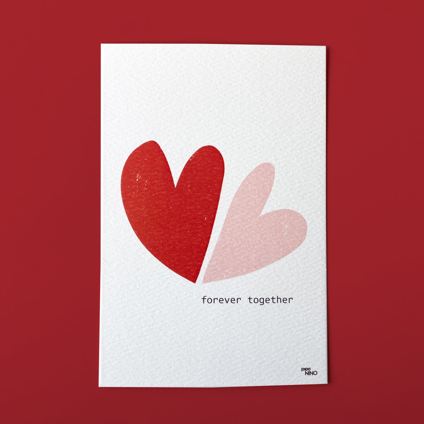 Carte postale amour FOREVER