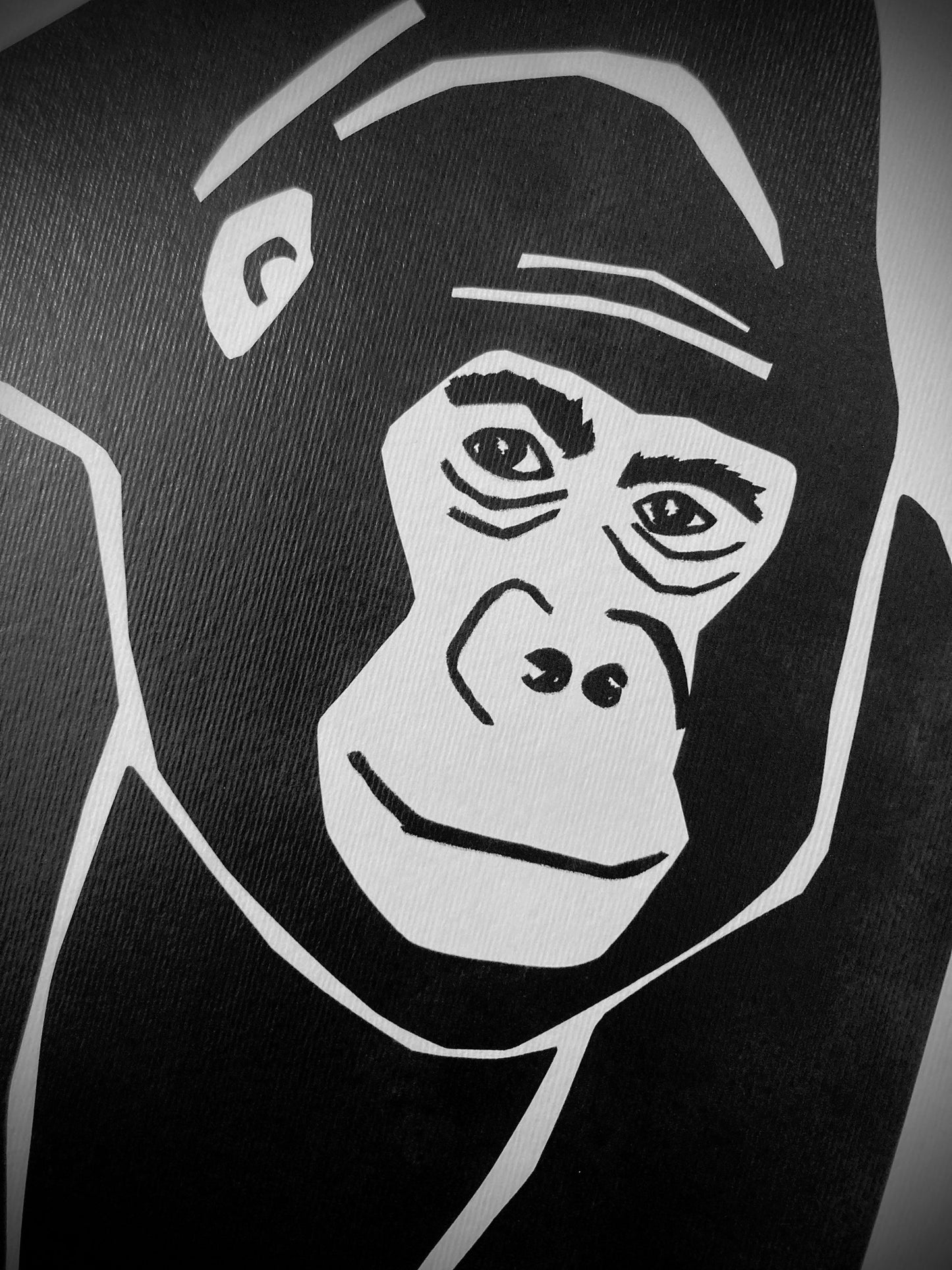 Affiche enfant - GORILLE noir jungle