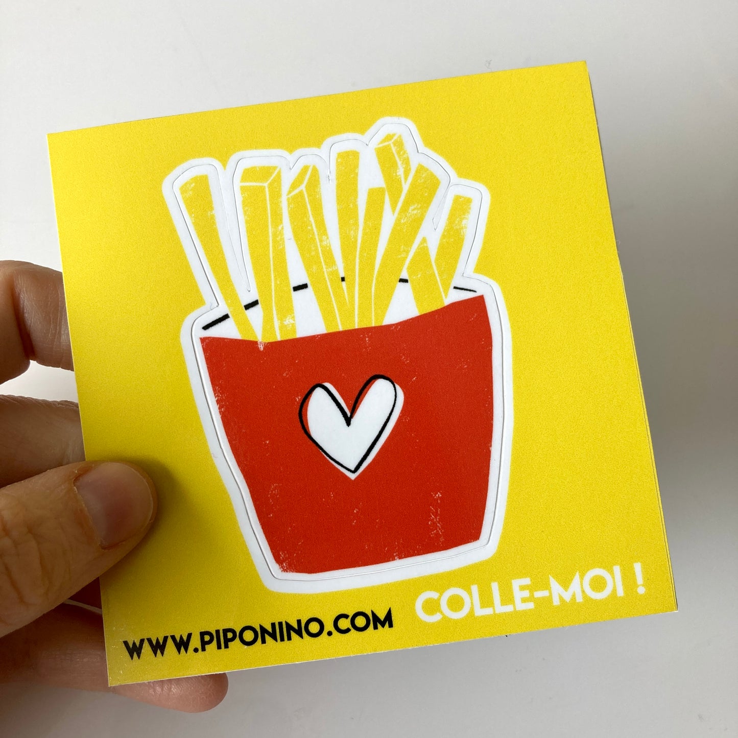 Sticker autocollant FRITE