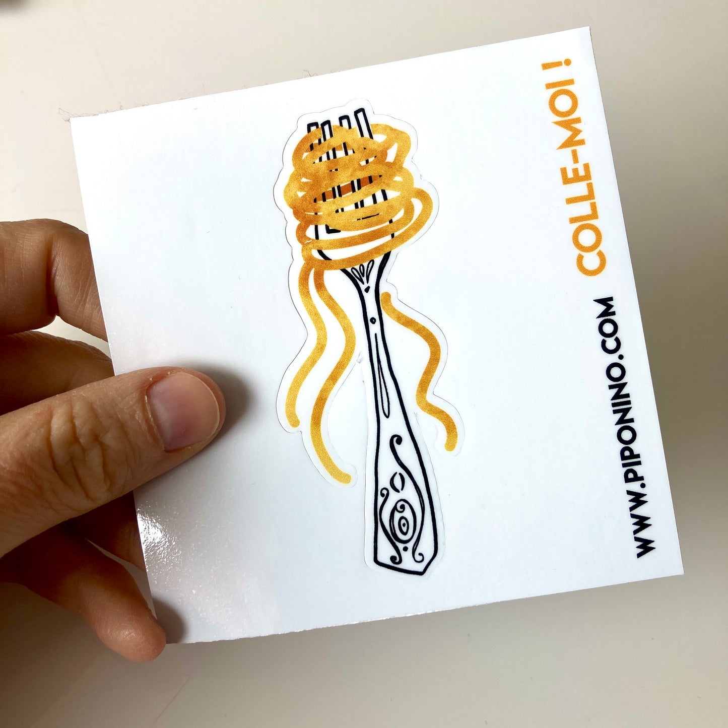 Sticker autocollant SPAGHETTI