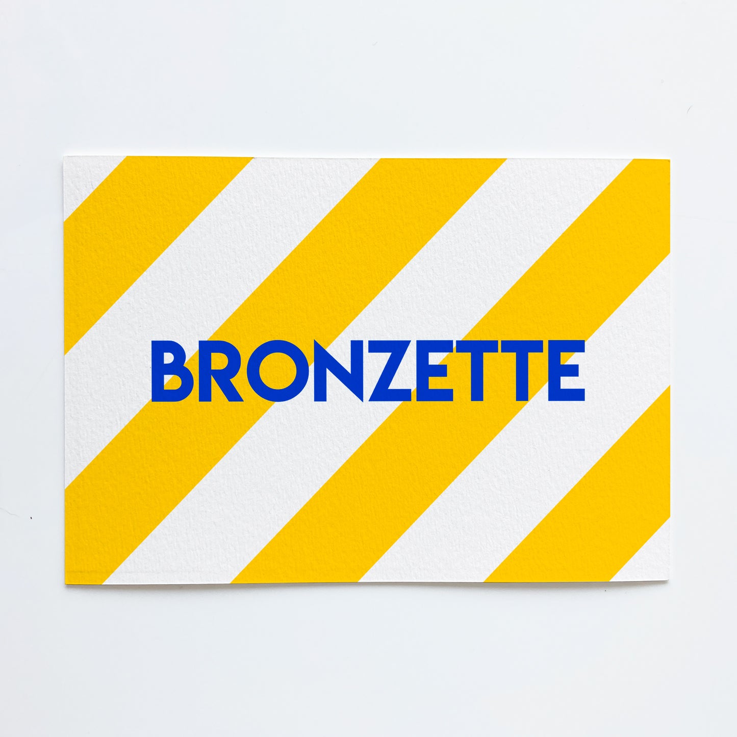 Carte postale vacances - Bronzette
